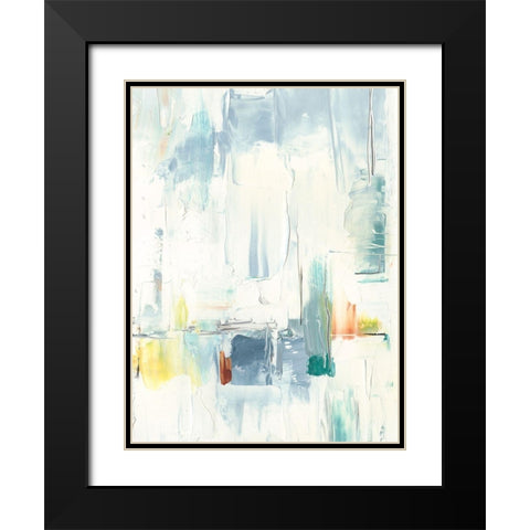 Rainy City II Black Modern Wood Framed Art Print with Double Matting by Harper, Ethan