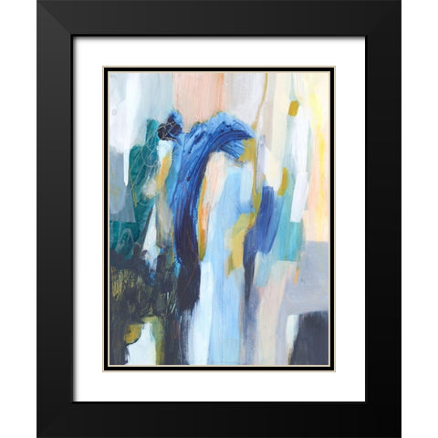 Elsewhere II Black Modern Wood Framed Art Print with Double Matting by Borges, Victoria