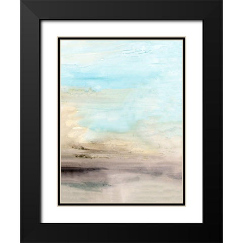 Desert Plane I Black Modern Wood Framed Art Print with Double Matting by Stellar Design Studio