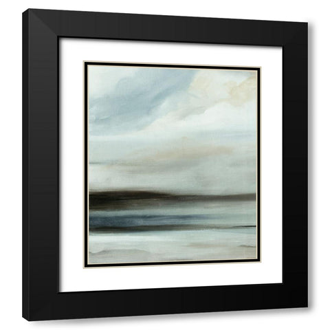 Mid-Atlantic Afternoon I Black Modern Wood Framed Art Print with Double Matting by Stellar Design Studio