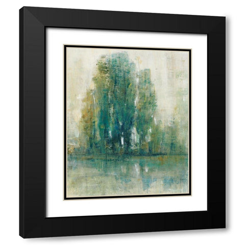 Spring Paysage I Black Modern Wood Framed Art Print with Double Matting by OToole, Tim