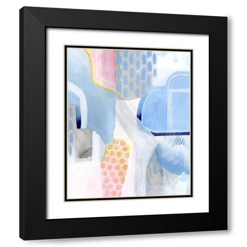 Cumulus Current I Black Modern Wood Framed Art Print with Double Matting by Popp, Grace