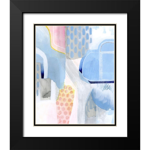 Cumulus Current I Black Modern Wood Framed Art Print with Double Matting by Popp, Grace