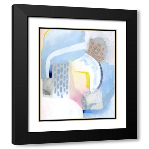 Cumulus Current II Black Modern Wood Framed Art Print with Double Matting by Popp, Grace