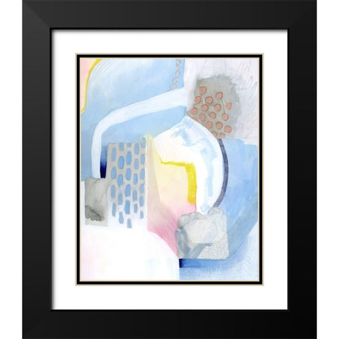 Cumulus Current II Black Modern Wood Framed Art Print with Double Matting by Popp, Grace