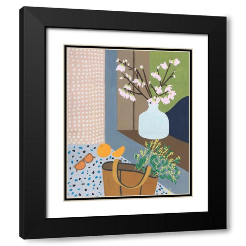 Portrait of Home I Black Modern Wood Framed Art Print with Double Matting by Wang, Melissa