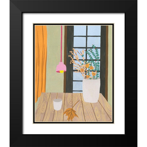 Portrait of Home II Black Modern Wood Framed Art Print with Double Matting by Wang, Melissa