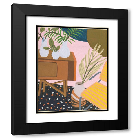 Portrait of Home IV Black Modern Wood Framed Art Print with Double Matting by Wang, Melissa