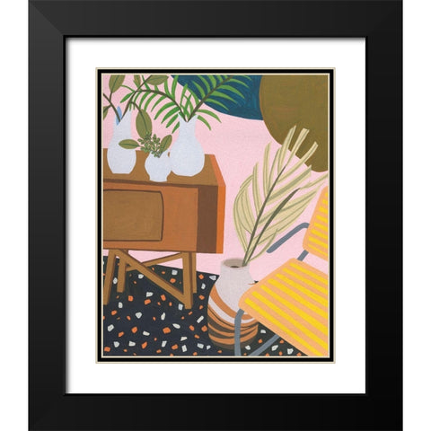 Portrait of Home IV Black Modern Wood Framed Art Print with Double Matting by Wang, Melissa