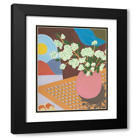 Portrait of Home V Black Modern Wood Framed Art Print with Double Matting by Wang, Melissa