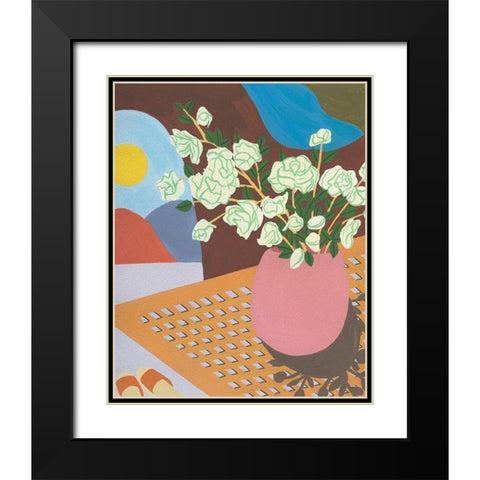 Portrait of Home V Black Modern Wood Framed Art Print with Double Matting by Wang, Melissa