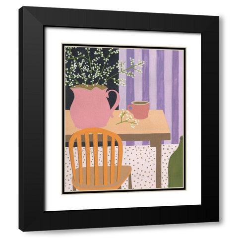 Portrait of Home VI Black Modern Wood Framed Art Print with Double Matting by Wang, Melissa