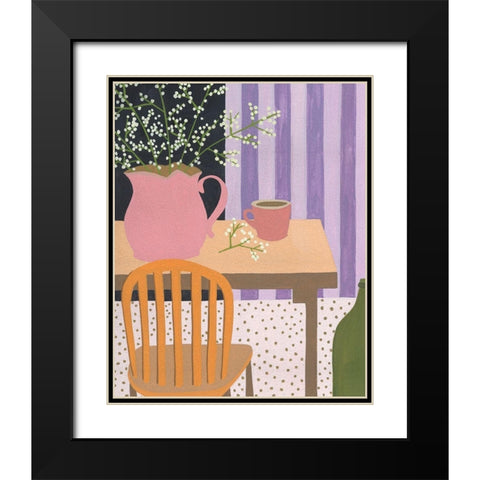 Portrait of Home VI Black Modern Wood Framed Art Print with Double Matting by Wang, Melissa