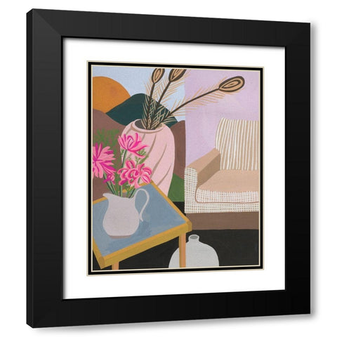 Portrait of Home VIII Black Modern Wood Framed Art Print with Double Matting by Wang, Melissa