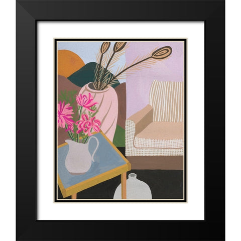 Portrait of Home VIII Black Modern Wood Framed Art Print with Double Matting by Wang, Melissa