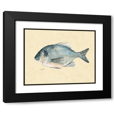 Catch of the Day I Black Modern Wood Framed Art Print with Double Matting by Scarvey, Emma