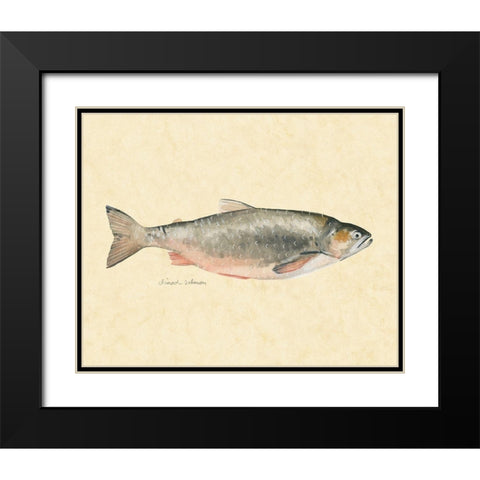 Catch of the Day II Black Modern Wood Framed Art Print with Double Matting by Scarvey, Emma