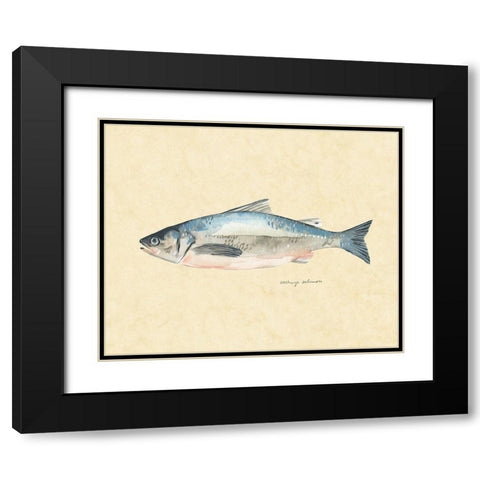 Catch of the Day IV Black Modern Wood Framed Art Print with Double Matting by Scarvey, Emma