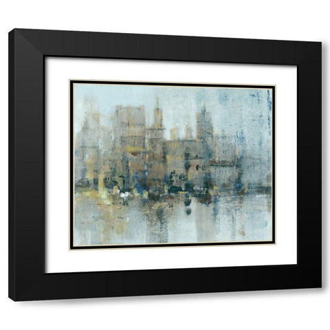 City Proper II Black Modern Wood Framed Art Print with Double Matting by OToole, Tim