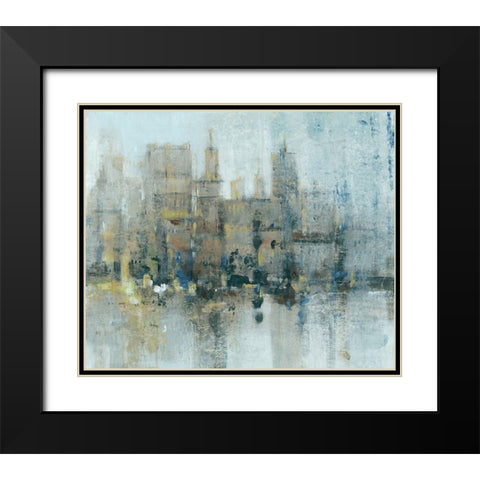 City Proper II Black Modern Wood Framed Art Print with Double Matting by OToole, Tim