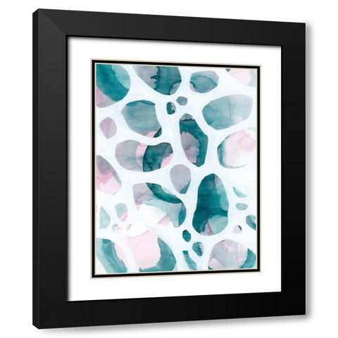 Asteroid Break I Black Modern Wood Framed Art Print with Double Matting by Popp, Grace