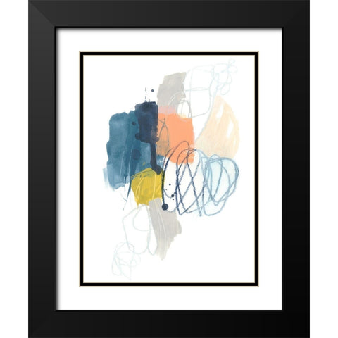 Spiral Context I Black Modern Wood Framed Art Print with Double Matting by Vess, June Erica