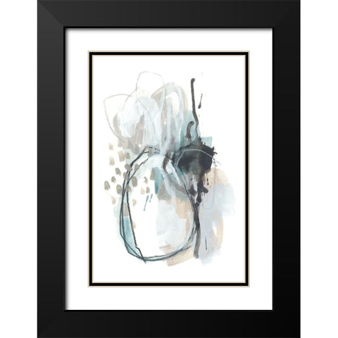 Force Reaction II Black Modern Wood Framed Art Print with Double Matting by Vess, June Erica