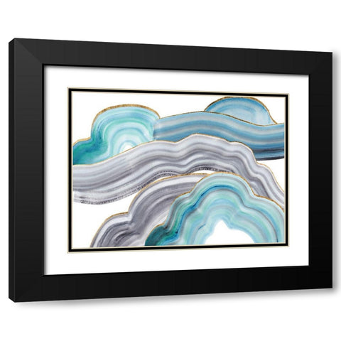 Cloudy Day II Black Modern Wood Framed Art Print with Double Matting by Wang, Melissa