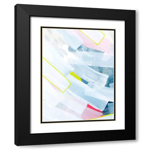 Enfold II Black Modern Wood Framed Art Print with Double Matting by Popp, Grace