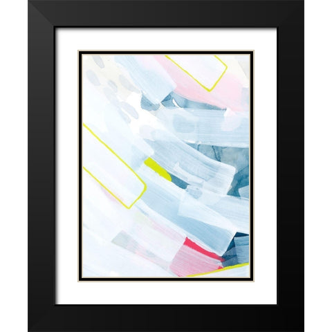 Enfold II Black Modern Wood Framed Art Print with Double Matting by Popp, Grace