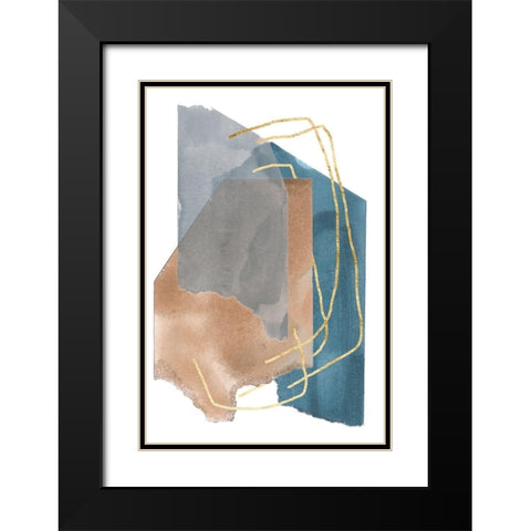 Matter Dissolving I Black Modern Wood Framed Art Print with Double Matting by Wang, Melissa