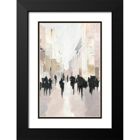 Passing Rain I Black Modern Wood Framed Art Print with Double Matting by Harper, Ethan