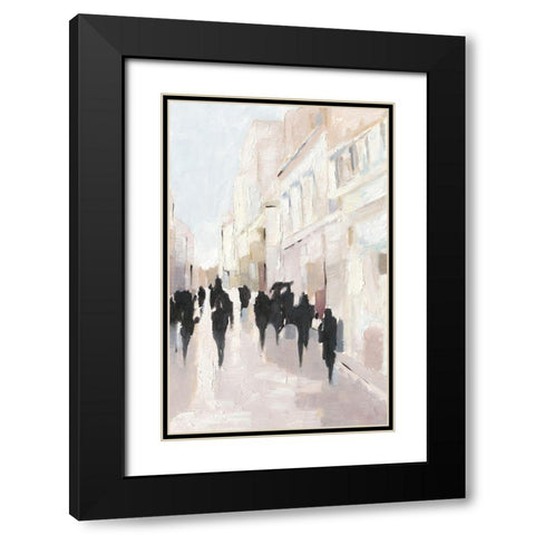 Passing Rain II Black Modern Wood Framed Art Print with Double Matting by Harper, Ethan