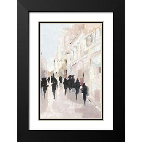 Passing Rain II Black Modern Wood Framed Art Print with Double Matting by Harper, Ethan