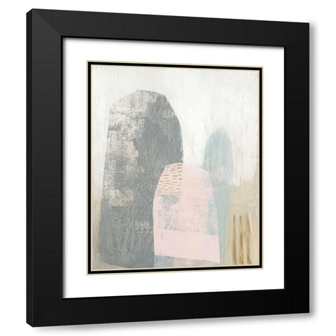 Arranged II Black Modern Wood Framed Art Print with Double Matting by Goldberger, Jennifer
