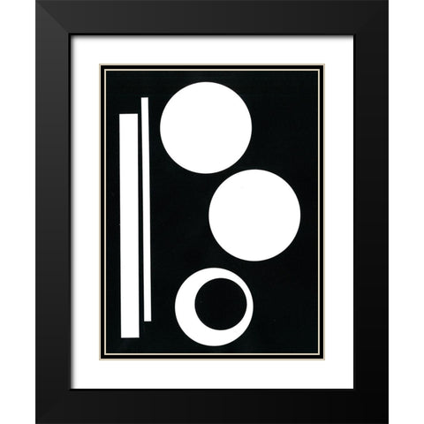 Prestige IV Black Modern Wood Framed Art Print with Double Matting by Moore, Regina