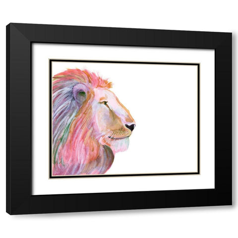 Sunset Safari I Black Modern Wood Framed Art Print with Double Matting by Ludwig, Alicia