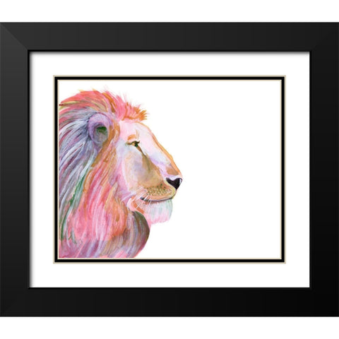 Sunset Safari I Black Modern Wood Framed Art Print with Double Matting by Ludwig, Alicia
