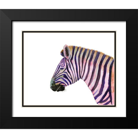 Sunset Safari II Black Modern Wood Framed Art Print with Double Matting by Ludwig, Alicia