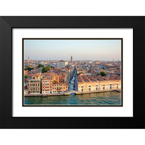 Early Light, Venice II Black Modern Wood Framed Art Print with Double Matting by DeNardo, Laura