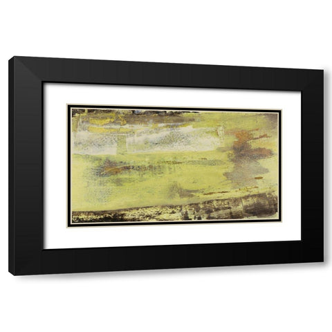 Tangent II Black Modern Wood Framed Art Print with Double Matting by Gordon, Sharon