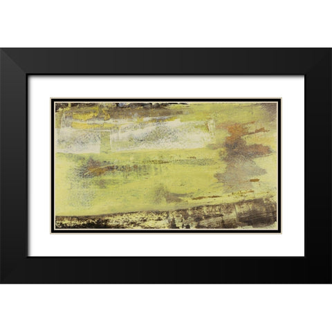 Tangent II Black Modern Wood Framed Art Print with Double Matting by Gordon, Sharon