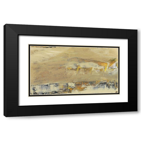 Tangent III Black Modern Wood Framed Art Print with Double Matting by Gordon, Sharon