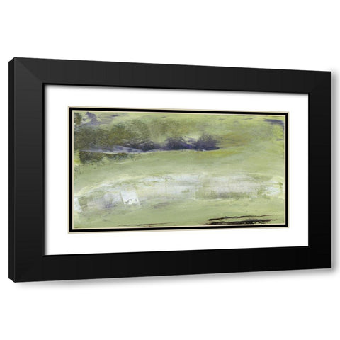 Tangent VI Black Modern Wood Framed Art Print with Double Matting by Gordon, Sharon