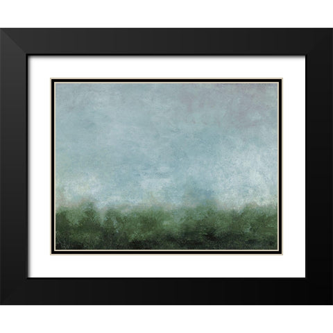 Elevated View II Black Modern Wood Framed Art Print with Double Matting by Gordon, Sharon