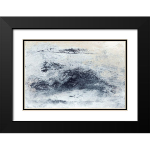 Hushed IV Black Modern Wood Framed Art Print with Double Matting by Gordon, Sharon