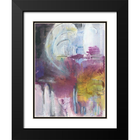 New Beginning III Black Modern Wood Framed Art Print with Double Matting by Combs, Joyce