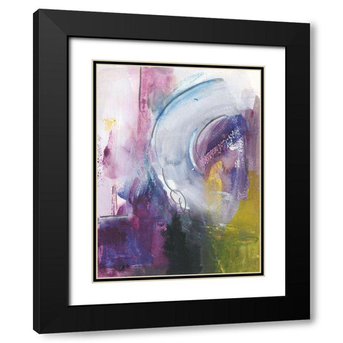 New Beginning IV Black Modern Wood Framed Art Print with Double Matting by Combs, Joyce