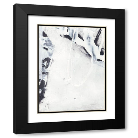 Fire and Ice II Black Modern Wood Framed Art Print with Double Matting by Combs, Joyce