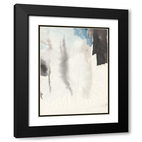 Tranquility II Black Modern Wood Framed Art Print with Double Matting by Combs, Joyce